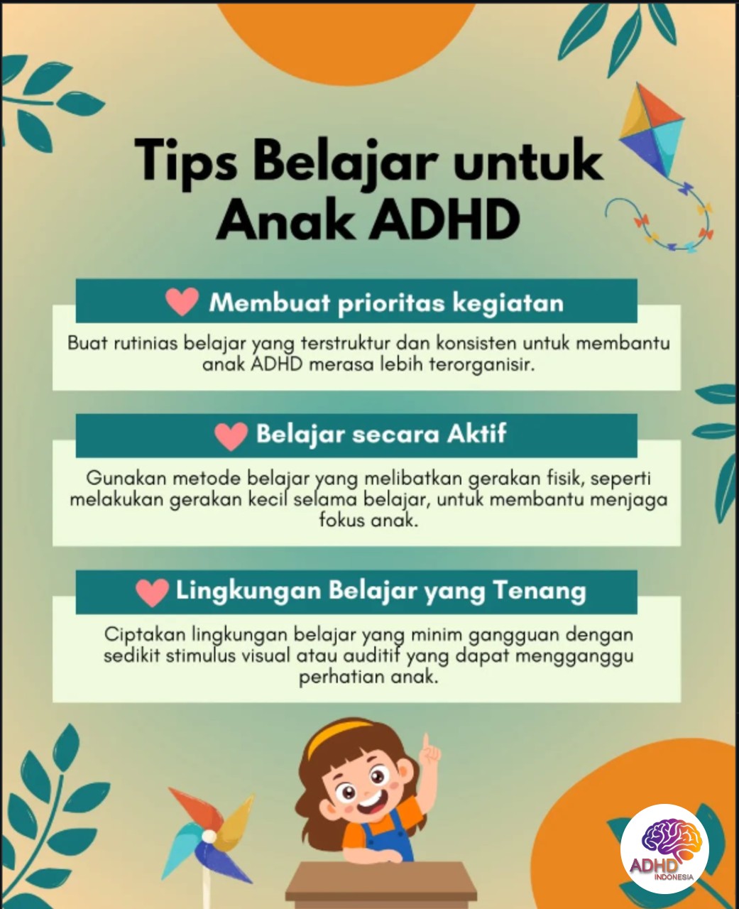 Strategi Belajar yang Cocok untuk Anak ADHD di Kabupaten Barito Kuala